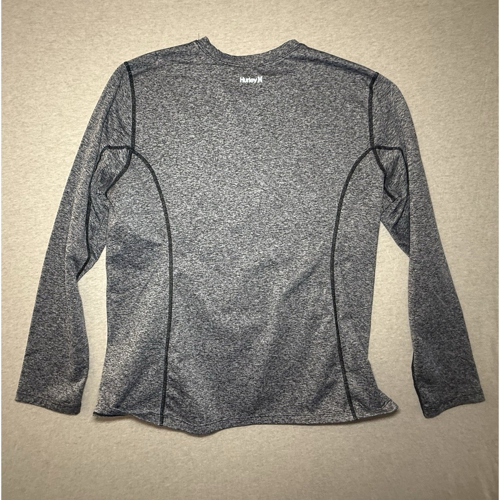 Hurley Woman's Dark Gray Athletic Insulated Long Sleeve Shirt Size Large